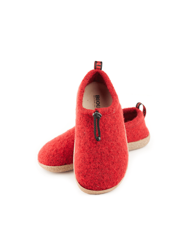 Pantofola kappa rosso - Piedi Folli