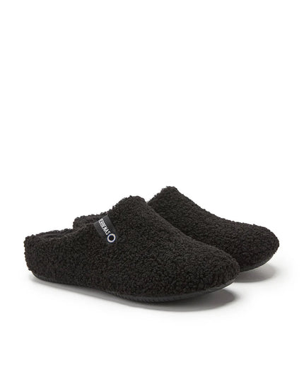 Pantofola slippers York Nairobi Negro - Piedi Folli