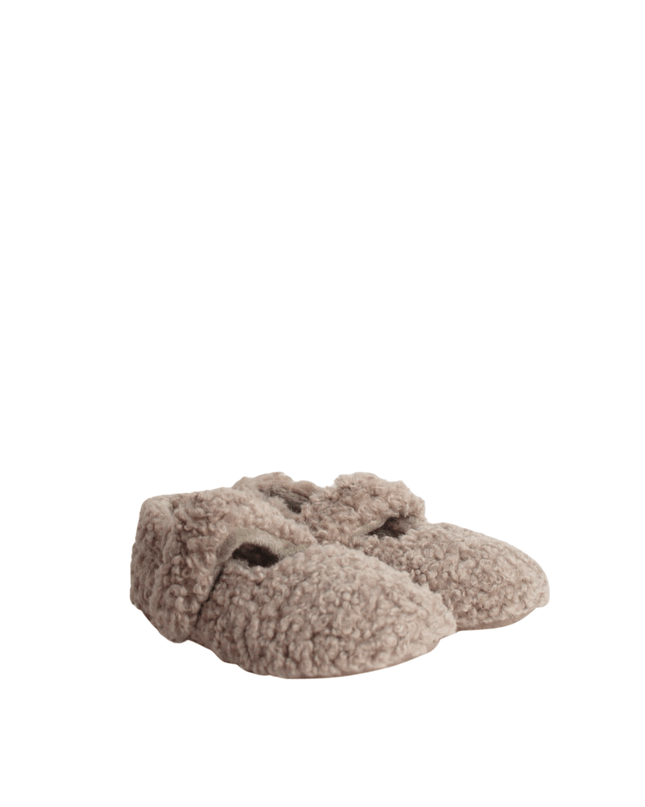 Pantofola Yina Curly camel - Piedi Folli