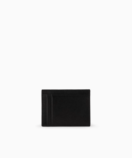 Porta carte nero in pelle - Piedi Folli