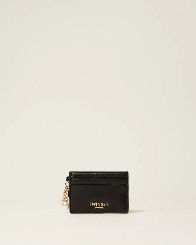 Portacarte con charm logati - Piedi Folli