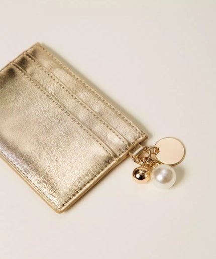 Portacarte laminato con charms - Piedi Folli