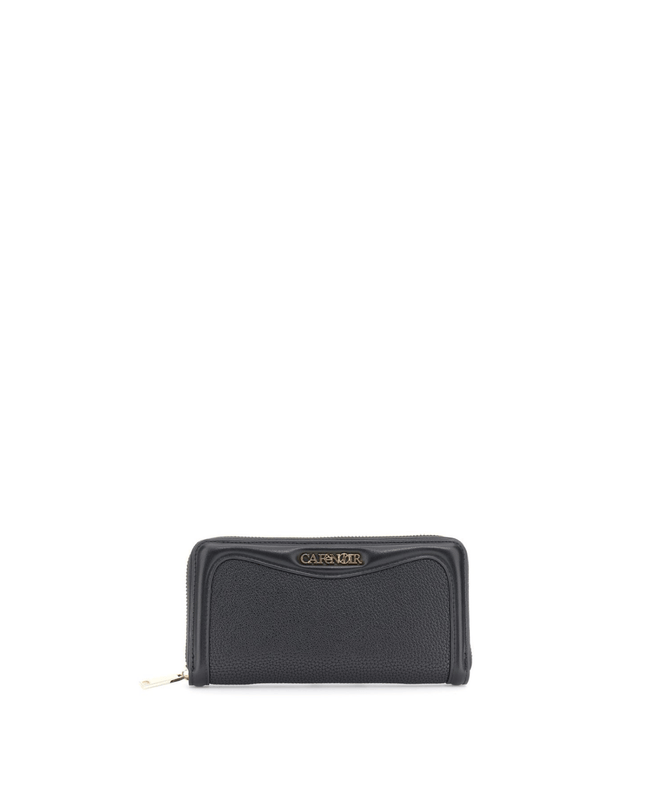 Portafoglio con zip nero - Piedi Folli