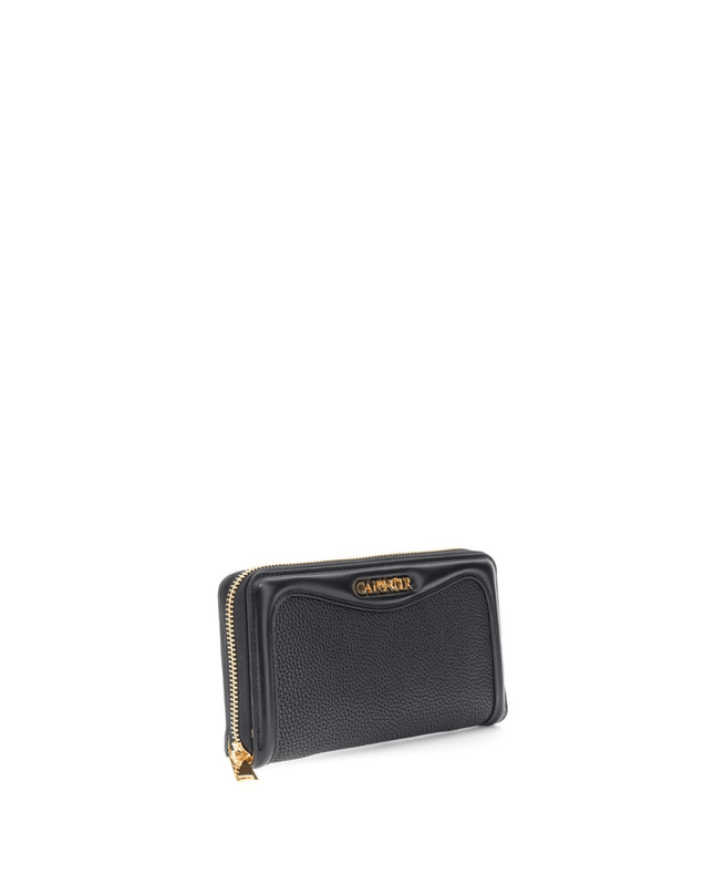Portafoglio con zip nero - Piedi Folli