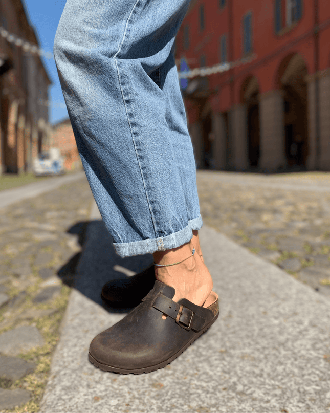 Sabot 11 VEGAS H I V Z SCAMOSCIATO CAFFE' - Piedi Folli