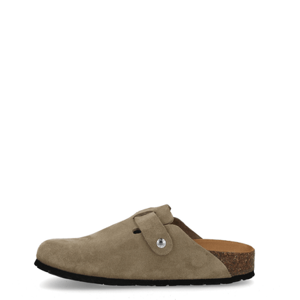 Sabot 11 VEGAS H I V Z SCAMOSCIATO TAUPE - Piedi Folli