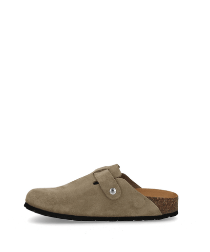 Sabot 11 VEGAS H I V Z SCAMOSCIATO TAUPE - Piedi Folli