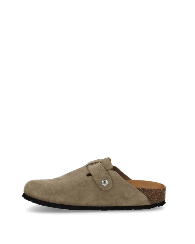 Sabot 11 VEGAS H I V Z SCAMOSCIATO TAUPE - Piedi Folli