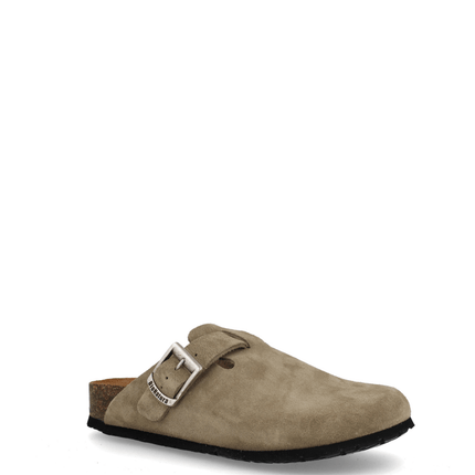 Sabot 11 VEGAS H I V Z SCAMOSCIATO TAUPE - Piedi Folli
