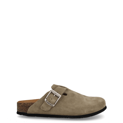 Sabot 11 VEGAS H I V Z SCAMOSCIATO TAUPE - Piedi Folli