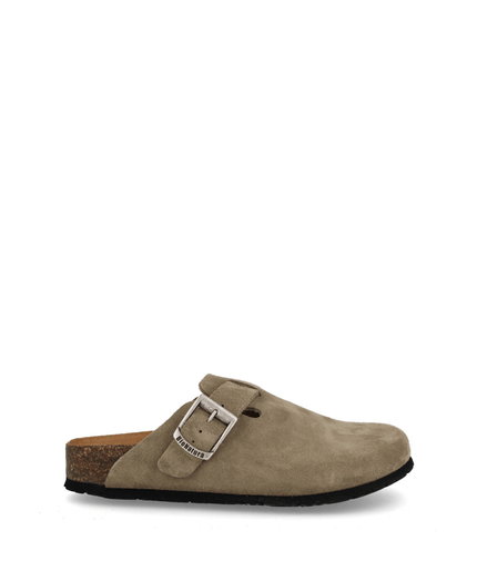Sabot 11 VEGAS H I V Z SCAMOSCIATO TAUPE - Piedi Folli