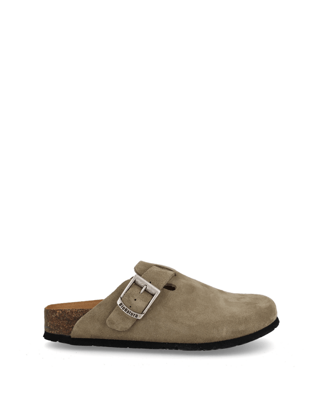 Sabot 11 VEGAS H I V Z SCAMOSCIATO TAUPE - Piedi Folli