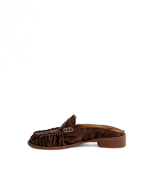 Sabot in pelle T.moro - Piedi Folli