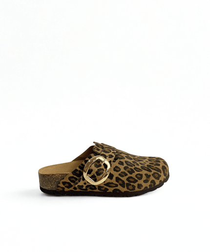Sabot vegas in cavallino leopardato - Piedi Folli