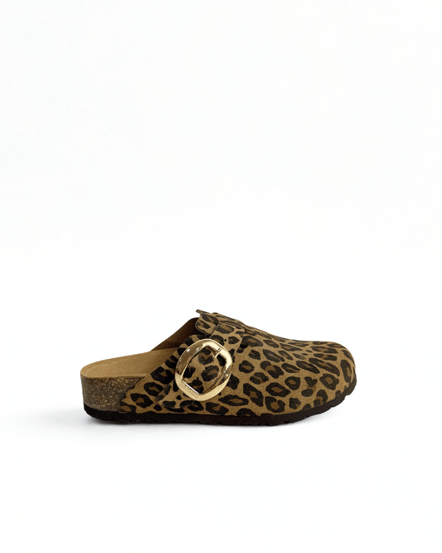 Sabot vegas in cavallino leopardato - Piedi Folli