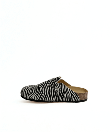 Sabot vegas in cavallino zebrato - Piedi Folli