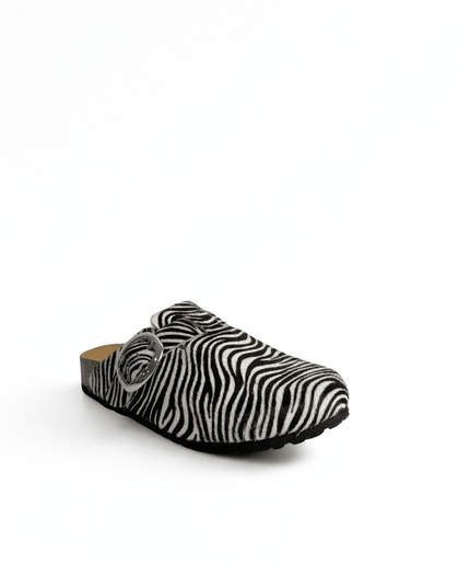 Sabot vegas in cavallino zebrato - Piedi Folli