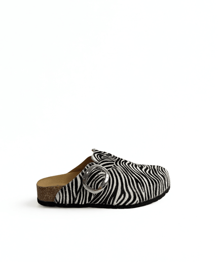 Sabot vegas in cavallino zebrato - Piedi Folli