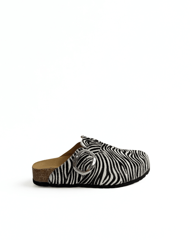 Sabot vegas in cavallino zebrato - Piedi Folli