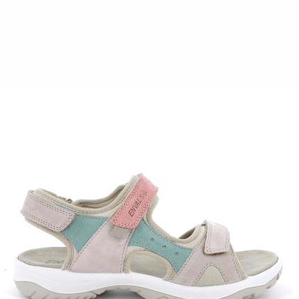 Sandali color visone - rosa in pelle da donna - Piedi Folli