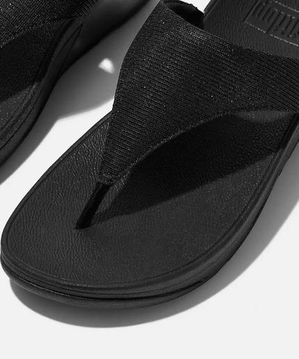 Sandali Lulu Shimmerglitz nero - Piedi Folli