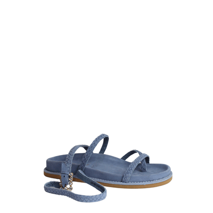 Sandalo asia suede jeans - Piedi Folli