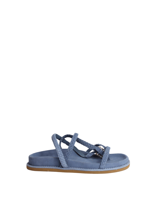 Sandalo asia suede jeans - Piedi Folli