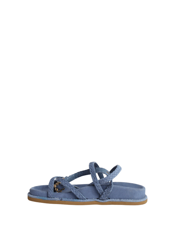 Sandalo asia suede jeans - Piedi Folli