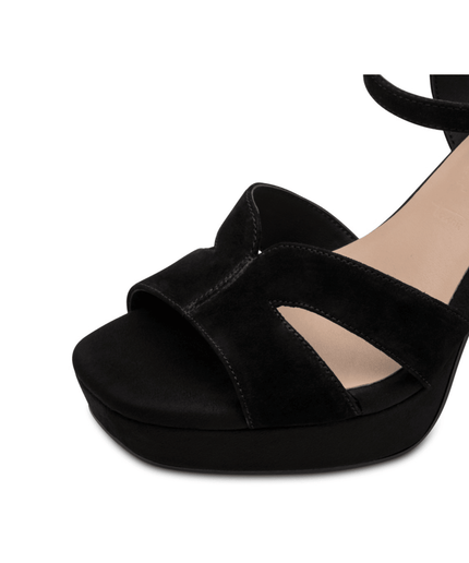 Sandalo black uni - Piedi Folli