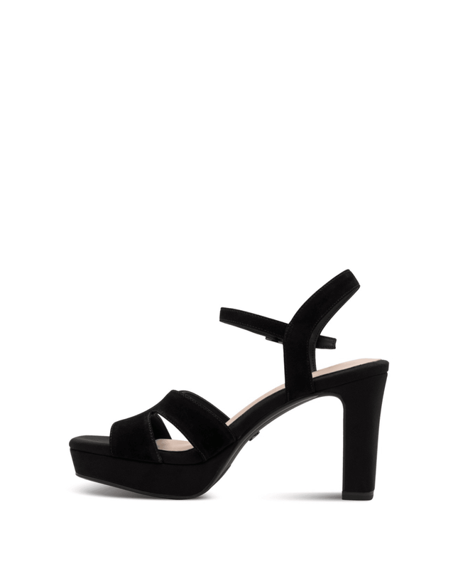 Sandalo black uni - Piedi Folli