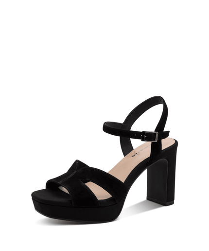 Sandalo black uni - Piedi Folli