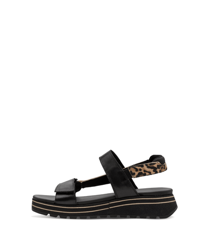 Sandalo black/leopard - Piedi Folli