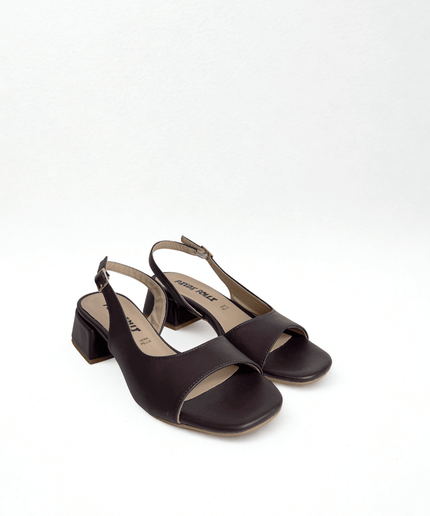 Sandalo blu navy in pelle - Piedi Folli