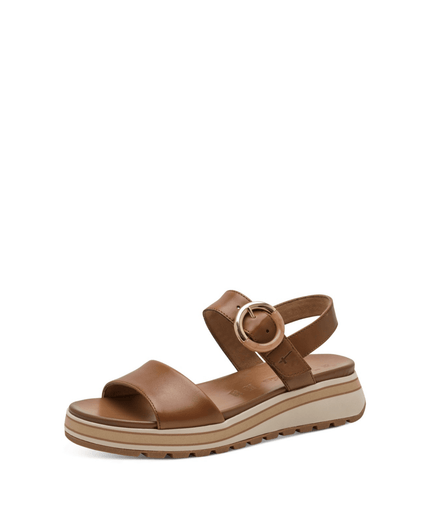 Sandalo cognac - Piedi Folli