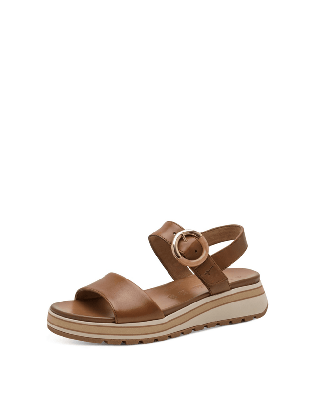 Sandalo cognac - Piedi Folli