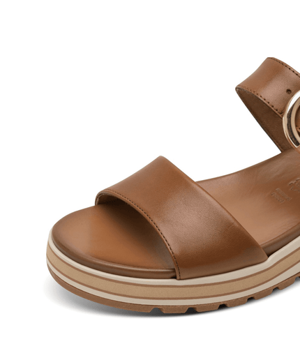 Sandalo cognac - Piedi Folli