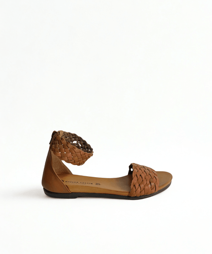 Sandalo in pelle cuoio - Piedi Folli