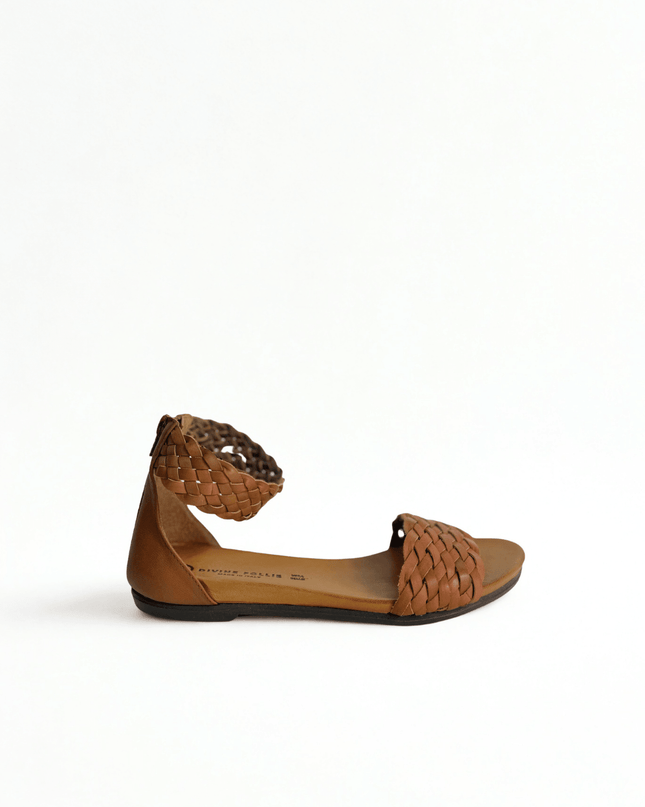 Sandalo in pelle cuoio - Piedi Folli