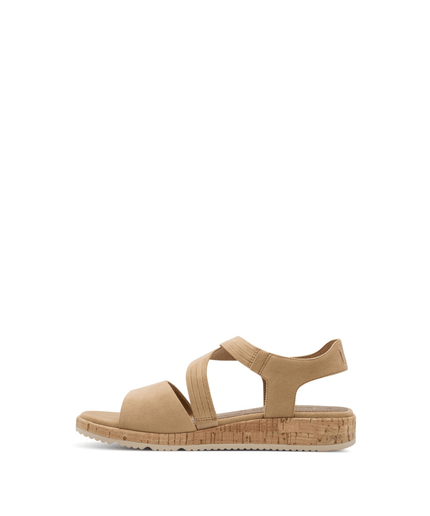 Sandalo in pelle tan - Piedi Folli