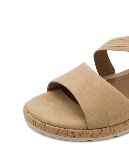 Sandalo in pelle tan - Piedi Folli