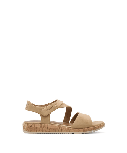 Sandalo in pelle tan - Piedi Folli