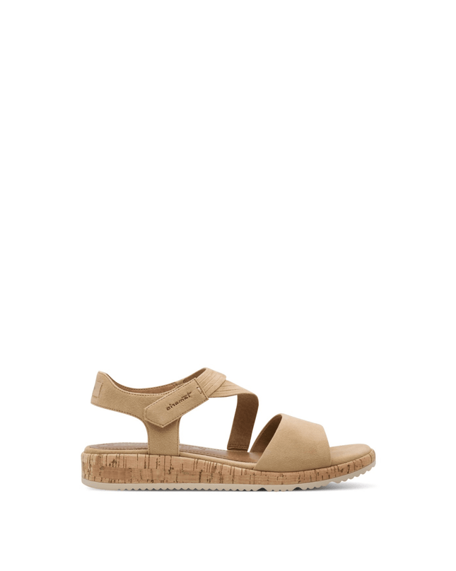 Sandalo in pelle tan - Piedi Folli