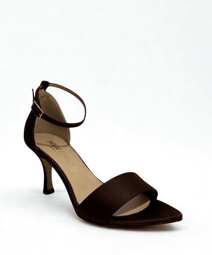 Sandalo in raso T.moro - Piedi Folli