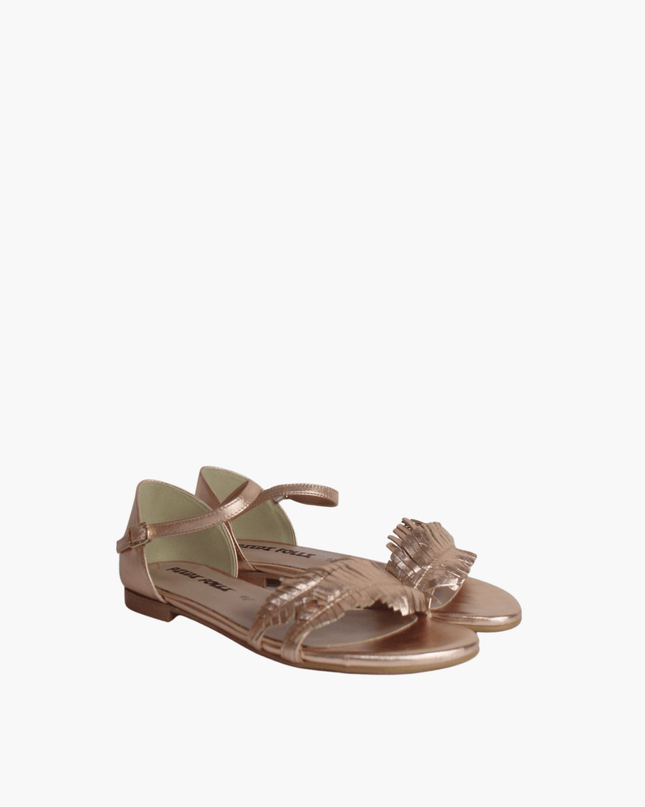 Sandalo laminato rosa - Piedi Folli