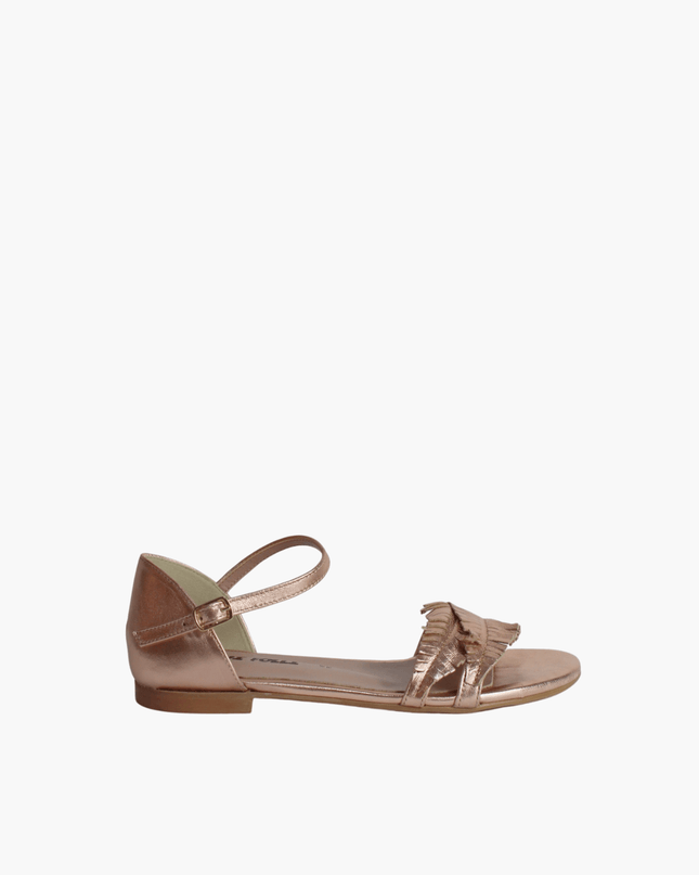 Sandalo laminato rosa - Piedi Folli