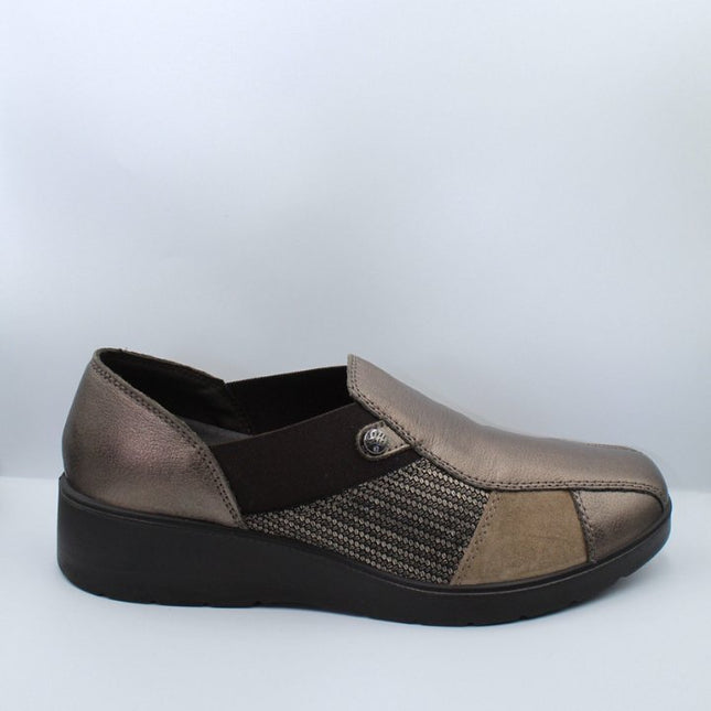 Scarpa casual bronzo - Piedi Folli