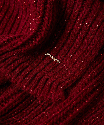 Sciarpa in maglia con lurex - Piedi Folli