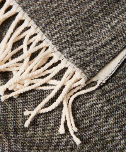 Sciarpa in panno jacquard con logo - Piedi Folli