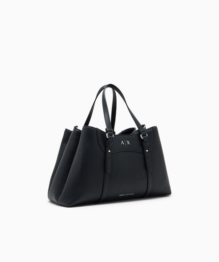 Shopping bag con logo e doppi manici - Piedi Folli
