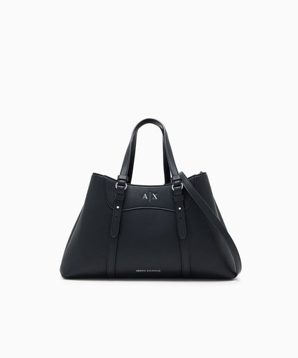Shopping bag con logo e doppi manici - Piedi Folli